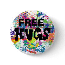Free Hugs Pin