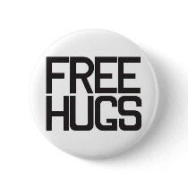 Free Hugs Pinback Button