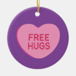 Free Hugs Christmas Ornament