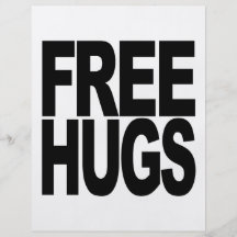 Free Hugs Flyer Design