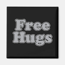 Free Hugs Fridge Magnets