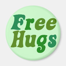 Free Hugs Fridge Magnets