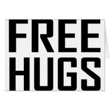 free hugs greeting cards