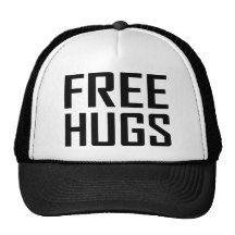 free hugs mesh hat