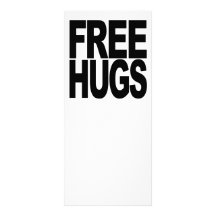 Free Hugs Personalized Rack Card