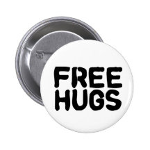 Free Hugs Pinback Buttons
