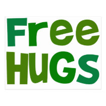 Free Hugs postcards
