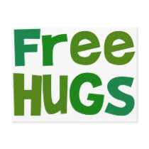 Free Hugs Post Card