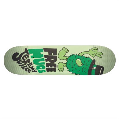 Free Hugs Skateboard Decks by Jeremyville