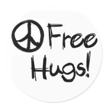 Free Hugs Sticker