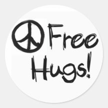 Free Hugs Sticker