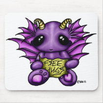 Free Hugz Whimsy Mousepad