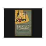 Free Instruction In Painting & Drawing Postcards