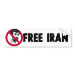 Free Iran - Ahmadinejad Bumper Sticker
