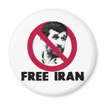 Free Iran - Ahmadinejad Refrigerator Magnet