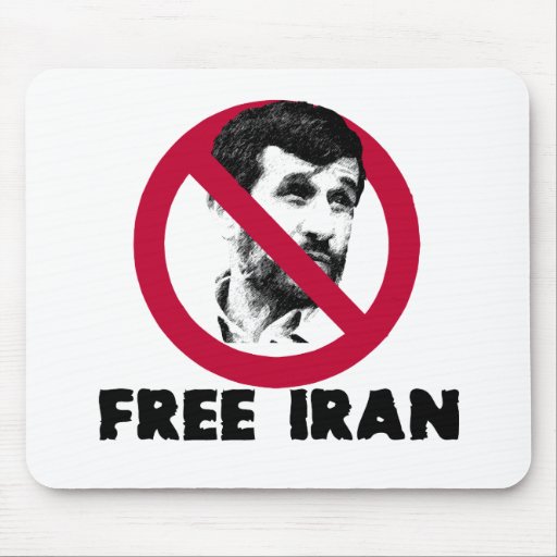 Free Iran - Ahmadinejad Mouse Mats