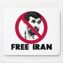 Free Iran - Ahmadinejad Mouse Mats