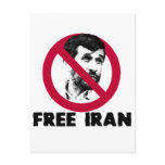 Free Iran - Ahmadinejad Postcard