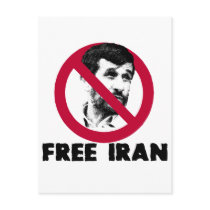 Free Iran - Ahmadinejad Postcard