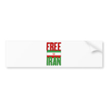 Free Iran Bumper Stickers