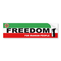 Free Iran Bumper Sticker