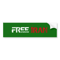 FREE IRAN BUMPER STICKER
