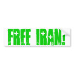 FREE IRAN! BUMPER STICKERS