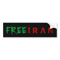 FREE IRAN BUMPER STICKERS