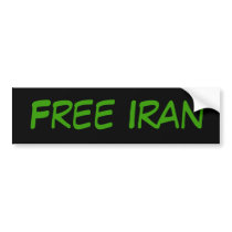 Free Iran Bumper Sticker