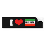 FREE IRAN BUMPER STICKERS
