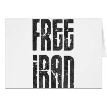 Free Iran Greeting Card