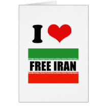 FREE IRAN GREETING CARD