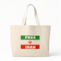 FREE IRAN Flag Canvas Bag