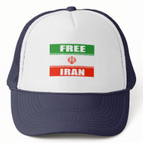 FREE IRAN Flag Hats