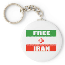 FREE IRAN Flag Key Chain