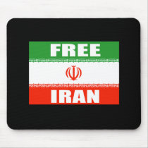 FREE IRAN Flag Mouse Mats