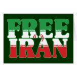 Free Iran Greeting Card