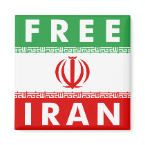 Free Iran Fridge Magnet