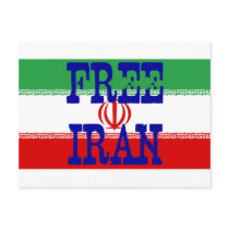 Free Iran Postcard