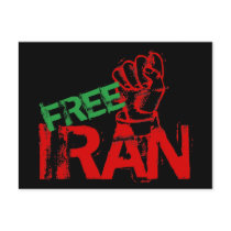 FREE IRAN POSTCARD