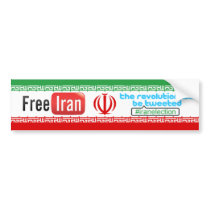Free Iran - Revolution Tweeted Bumper Sticker