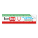 Free Iran - Revolution Tweeted Bumper Sticker bumper stickers