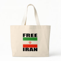 Free Iran T-shirt Tote Bags