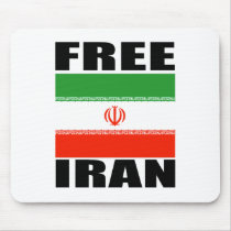 Free Iran T-shirt Mouse Pad