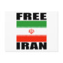 Free Iran T-shirt Post Card