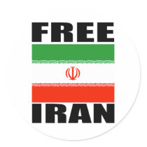 Free Iran T-shirt Stickers