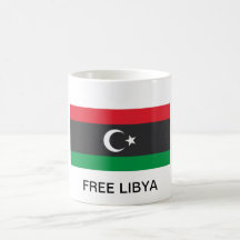 Free Libya flag Mug
