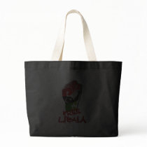 Free Libya Resistance Raised fist - Libya Freedom Tote Bags