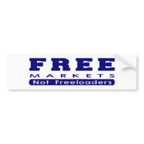 Free Markets Bumper Sticker