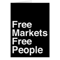 Free Markets Free People Card